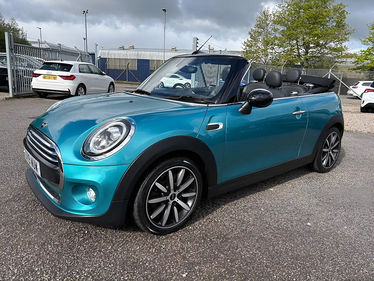 Used 2019 MINI Cooper Exclusive Convertible Caribbean Aqua - Interior and Exterior details 15