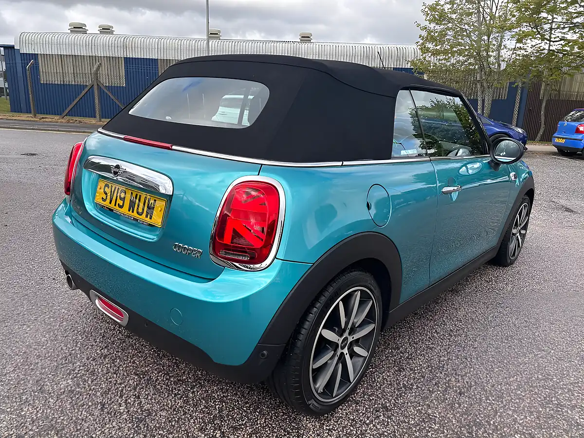 Used 2019 MINI Cooper Exclusive Convertible Caribbean Aqua - Interior and Exterior details 8