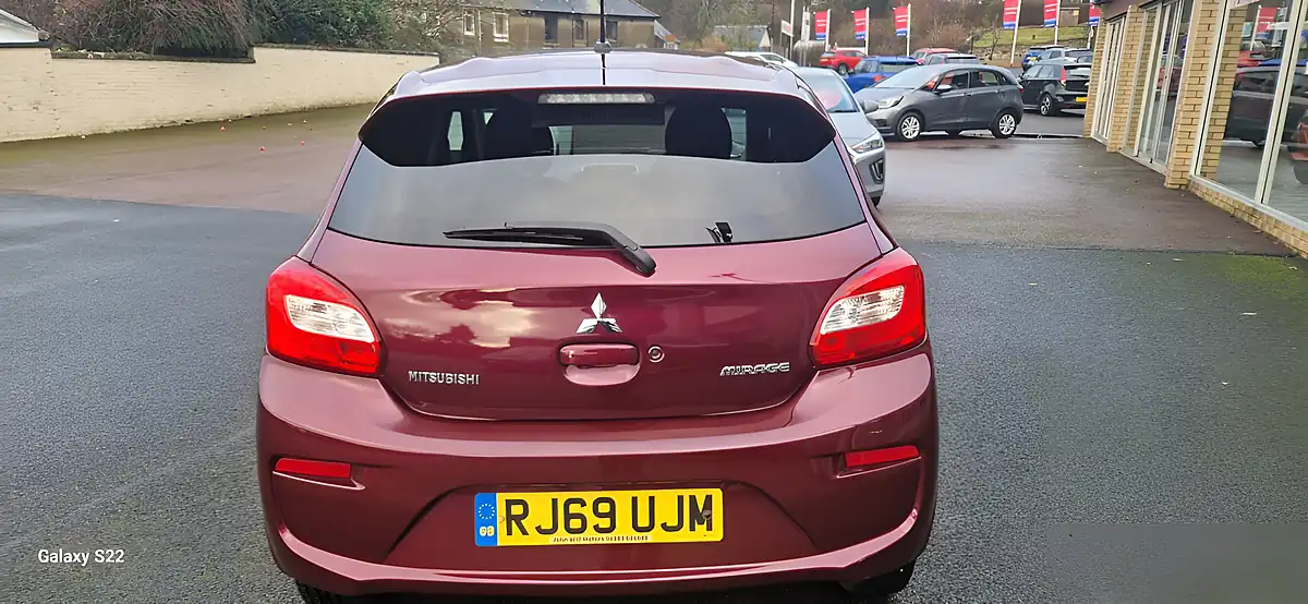 Used 2019 Mitsubishi Mirage 3 Purple - Interior and Exterior details 10