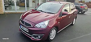 Used 2019 Mitsubishi Mirage 3 Purple - Interior and Exterior details 4
