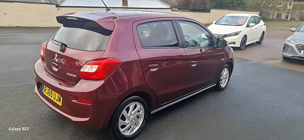 Used 2019 Mitsubishi Mirage 3 Purple - Interior and Exterior details 7