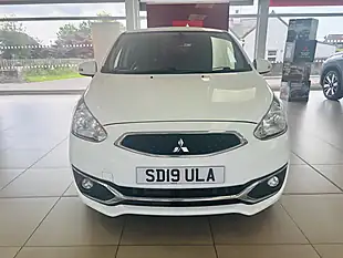 Used 2019 Mitsubishi Mirage 3 White - Interior and Exterior details 2