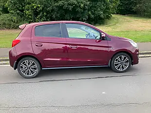 Used 2019 Mitsubishi Mirage 4 Purple - Interior and Exterior details 2