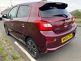 Used 2019 Mitsubishi Mirage 4 Purple - Interior and Exterior details 4