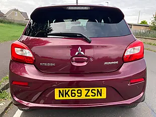 Used 2019 Mitsubishi Mirage 4 Purple - Interior and Exterior details 5