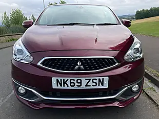 Used 2019 Mitsubishi Mirage 4 Purple - Interior and Exterior details 8