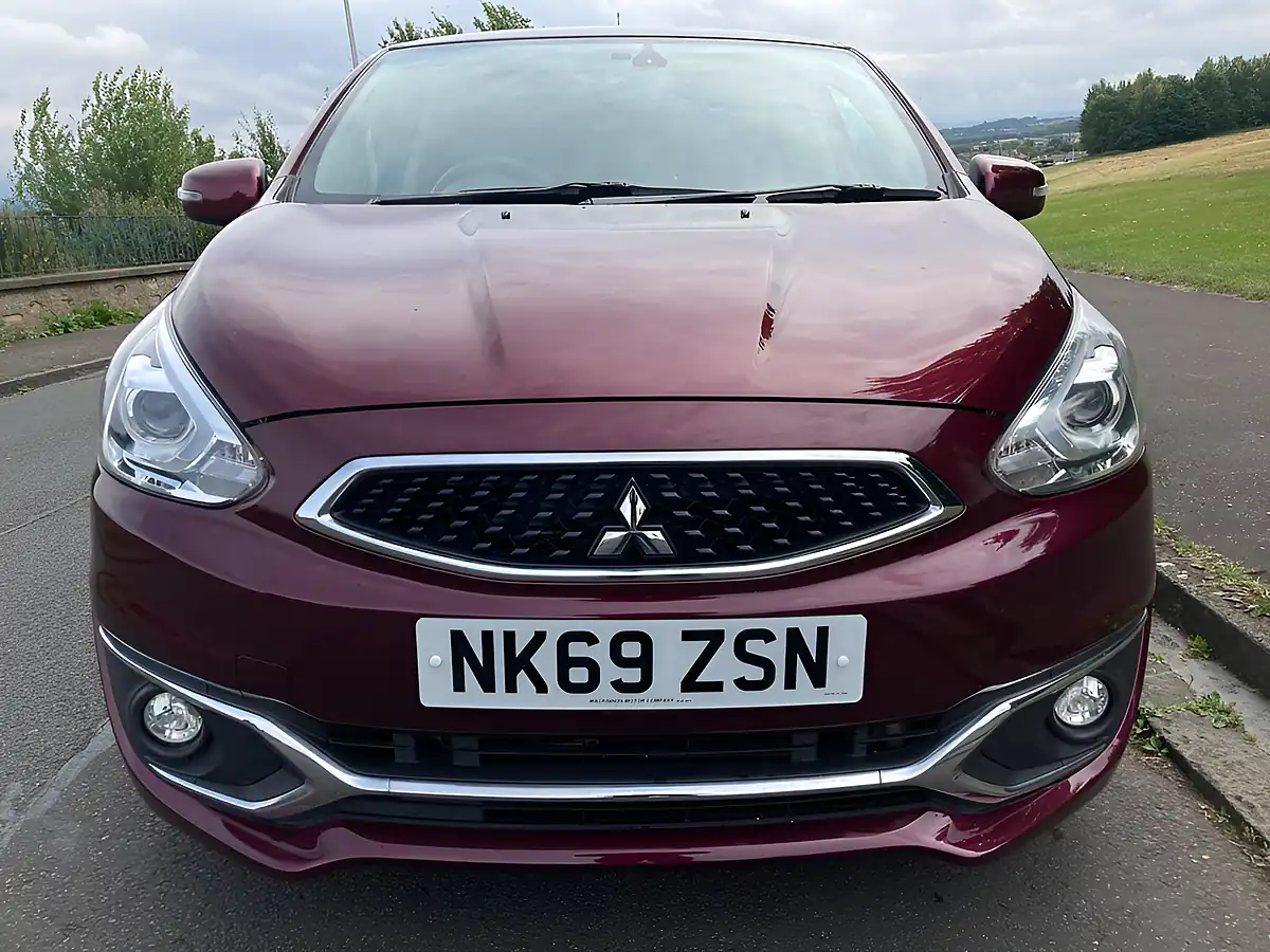 Used 2019 Mitsubishi Mirage 4 Purple - Interior and Exterior details 8
