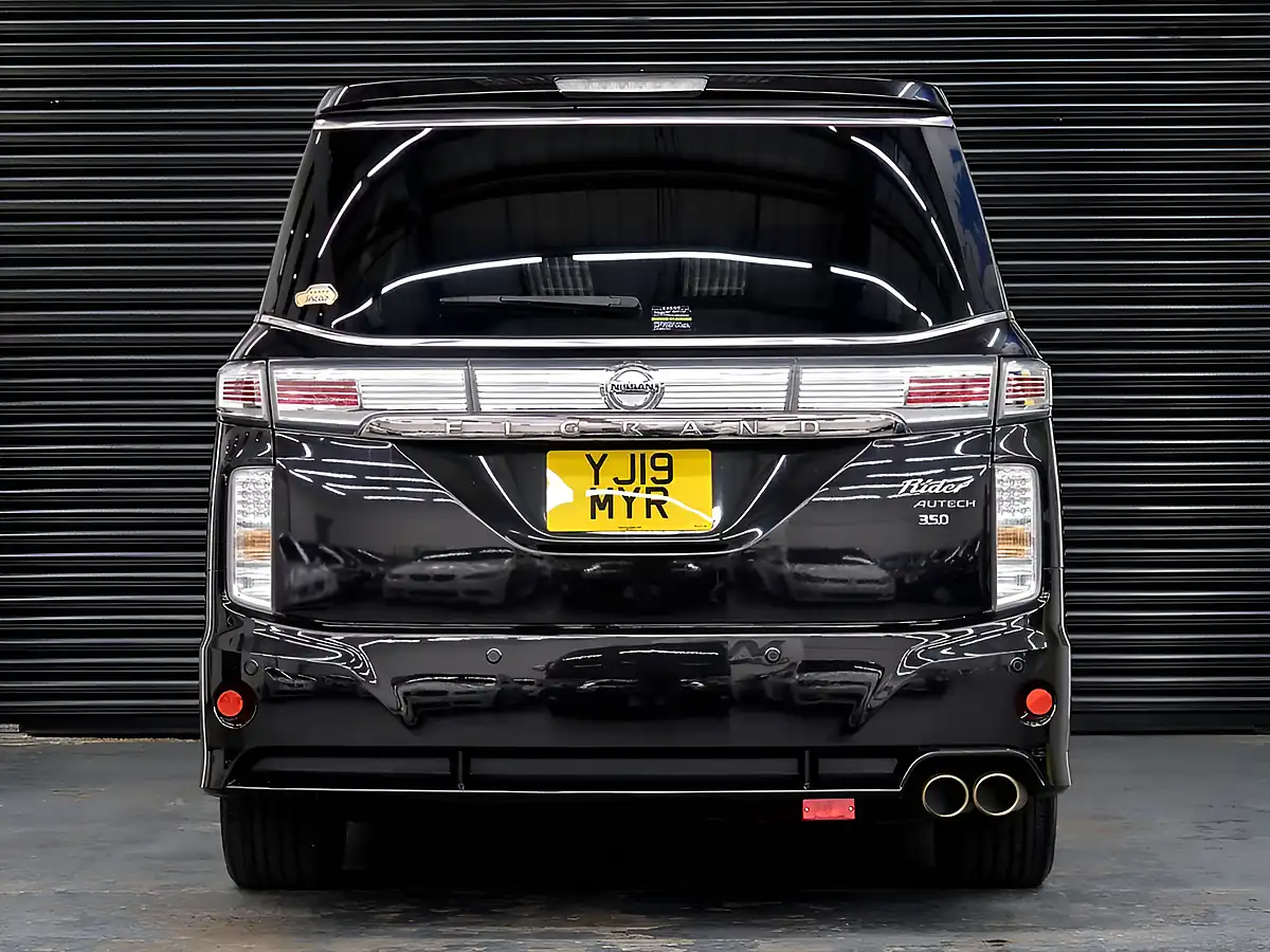 Used 2019 Nissan Elgrand Rider Autec Edition Black - Interior and Exterior details 8