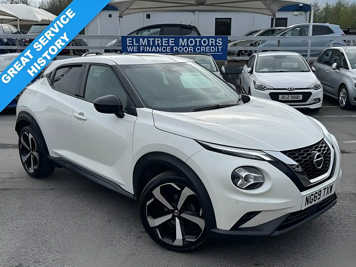 Used 2019 Nissan Juke N-Connecta White - Front View