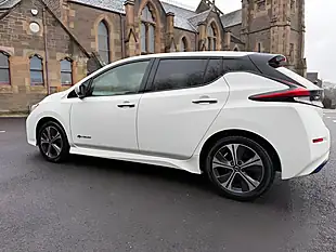 Used 2019 Nissan Leaf N-Connecta White - Interior and Exterior details 4