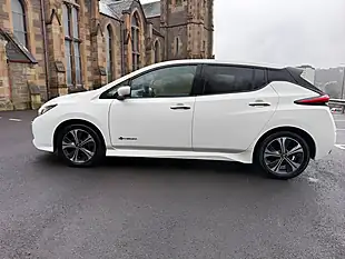 Used 2019 Nissan Leaf N-Connecta White - Interior and Exterior details 5