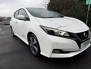 Used 2019 Nissan Leaf N-Connecta White - Interior and Exterior details 7