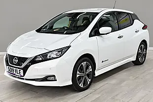 Used 2019 Nissan Leaf Tekna White - Interior and Exterior details 6