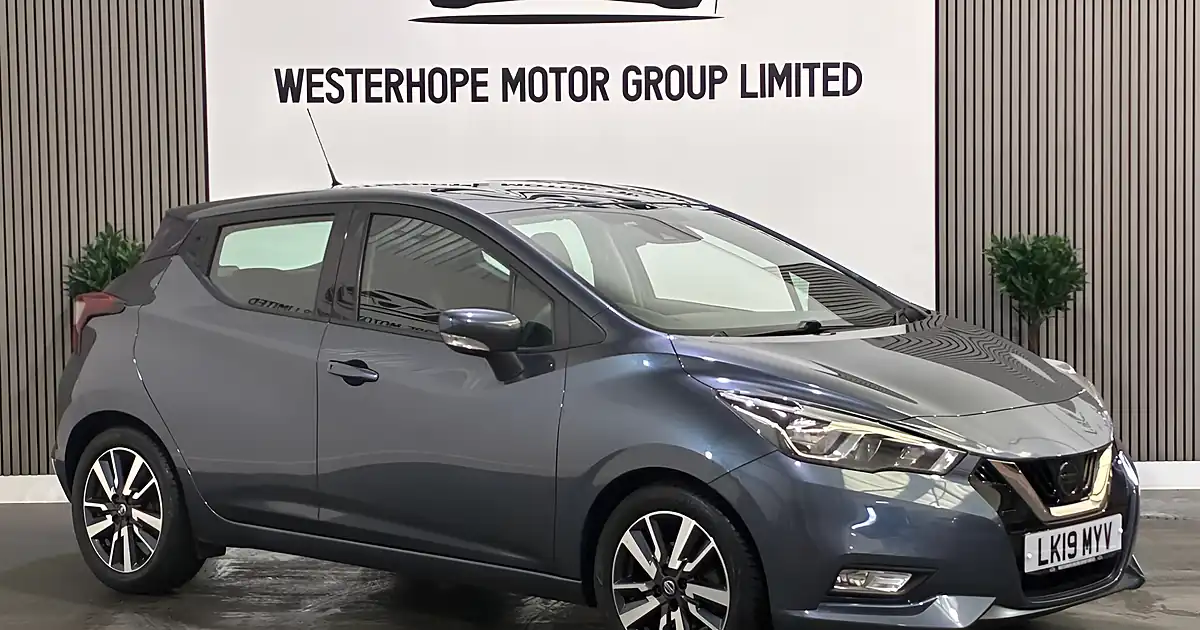 Used 2019 Nissan Micra Acenta Grey - Front View