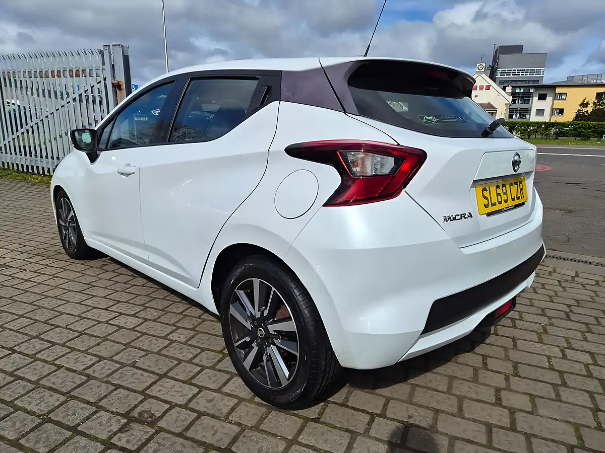 Used 2019 Nissan Micra Acenta White - Interior and Exterior details 4