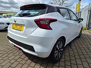 Used 2019 Nissan Micra Acenta White - Interior and Exterior details 6