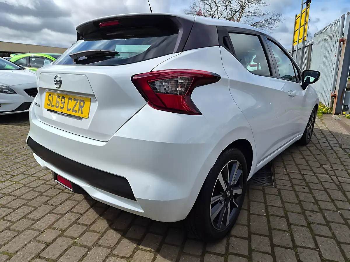 Used 2019 Nissan Micra Acenta White - Interior and Exterior details 6