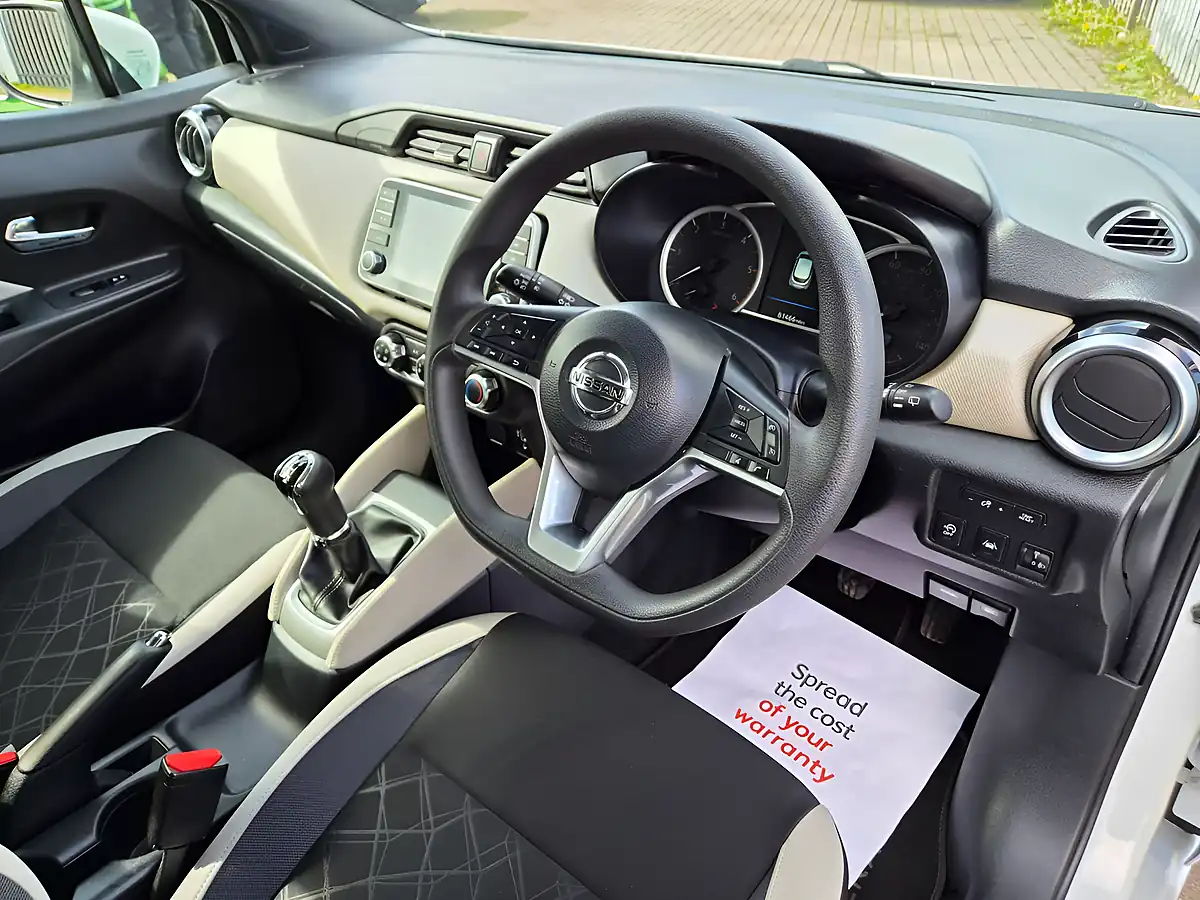 Used 2019 Nissan Micra Acenta White - Interior and Exterior details 8
