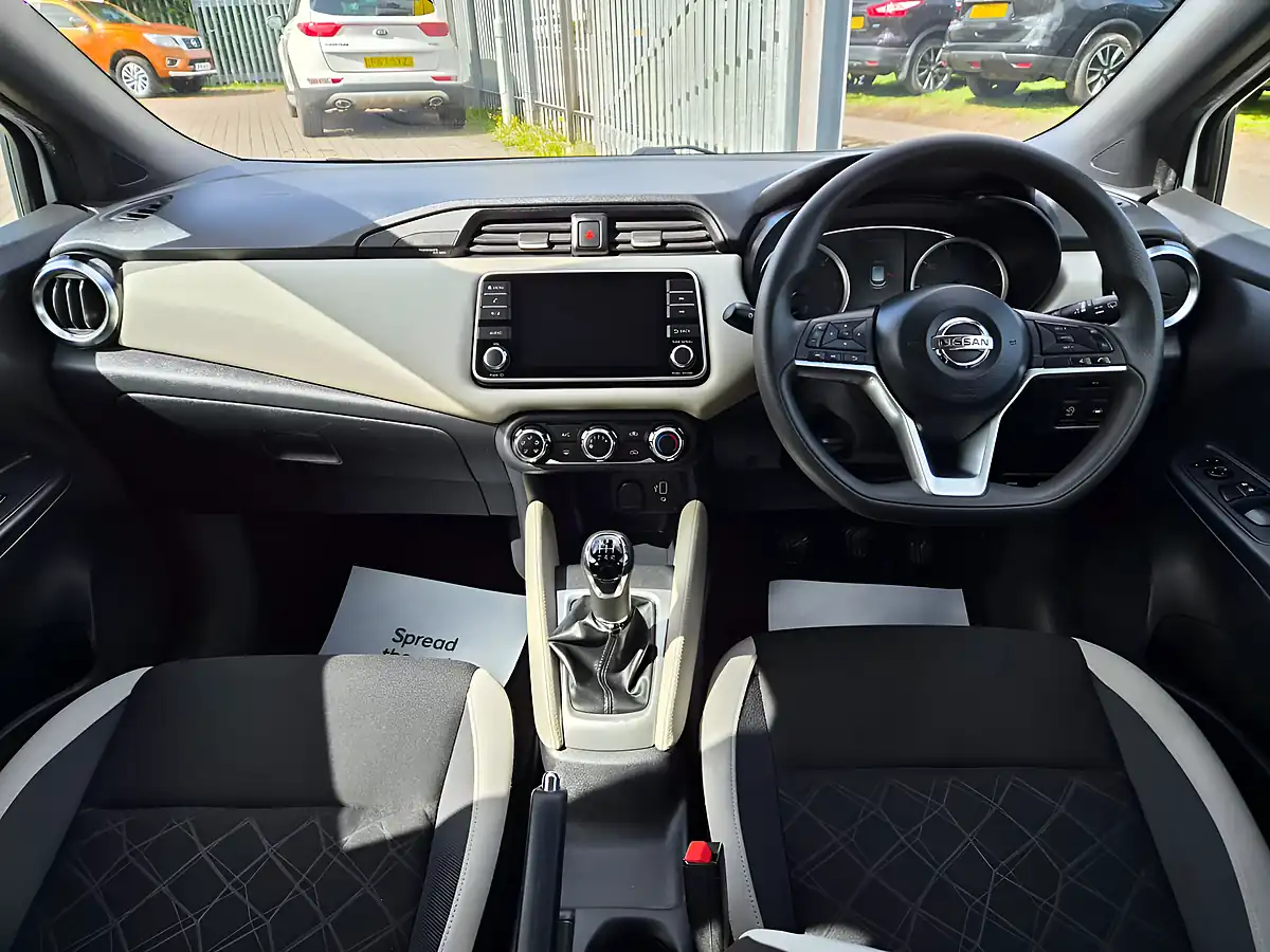 Used 2019 Nissan Micra Acenta White - Interior and Exterior details 9