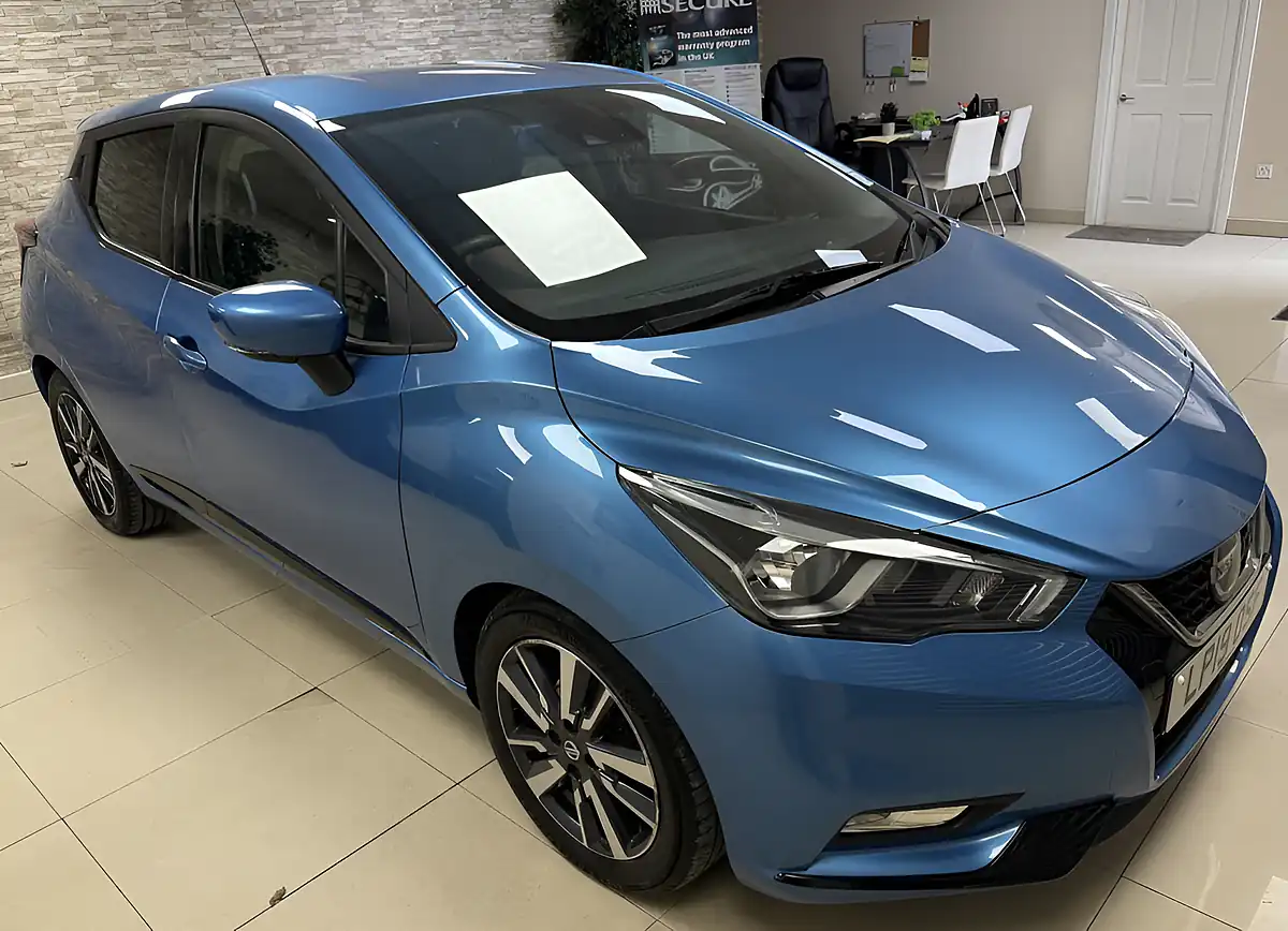 Used 2019 Nissan Micra Tekna Blue - Front View