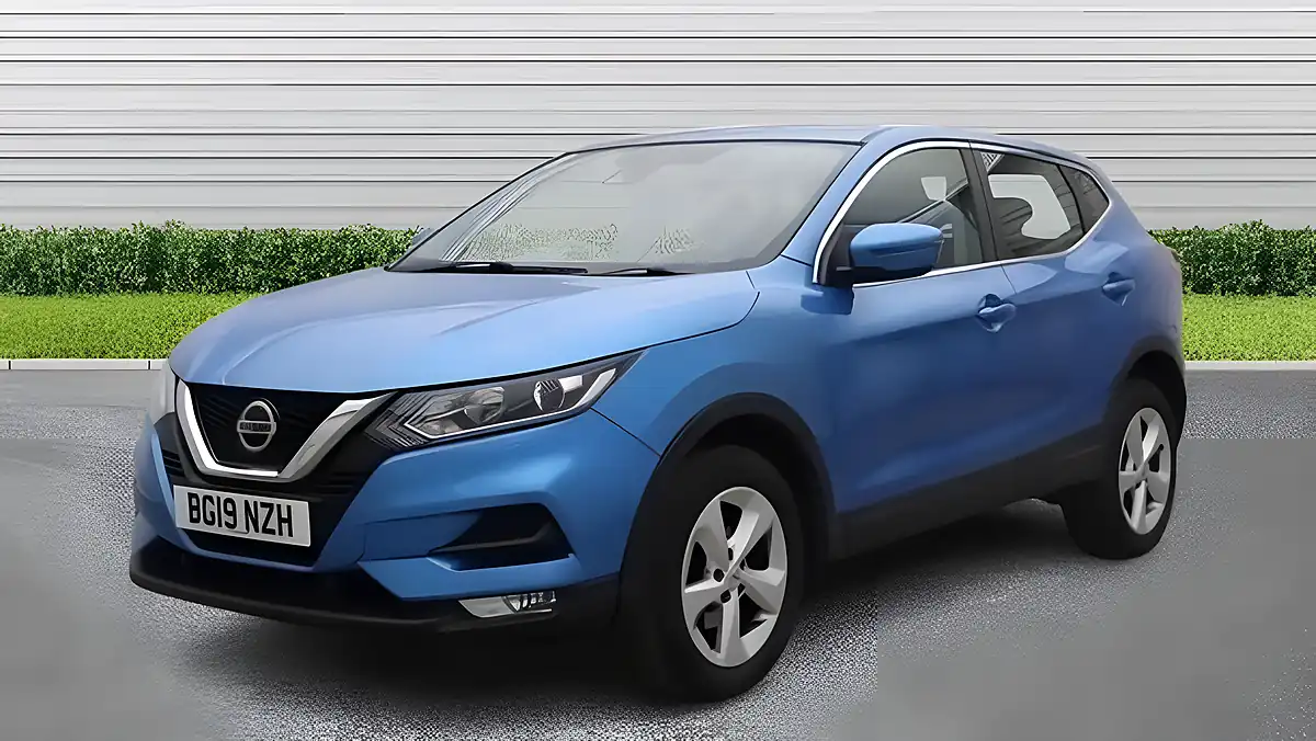 Used 2019 Nissan Qashqai Acenta Premium Blue - Front View