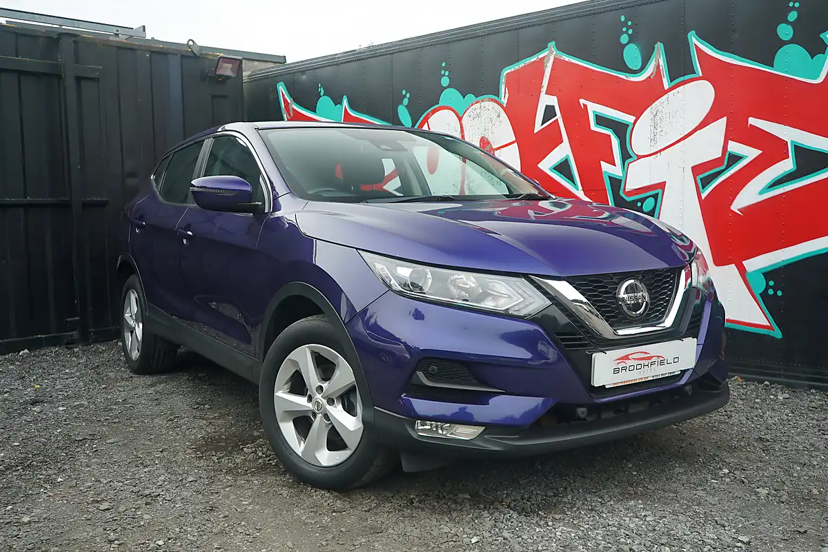 Used 2019 Nissan Qashqai Acenta Premium Blue - Front View