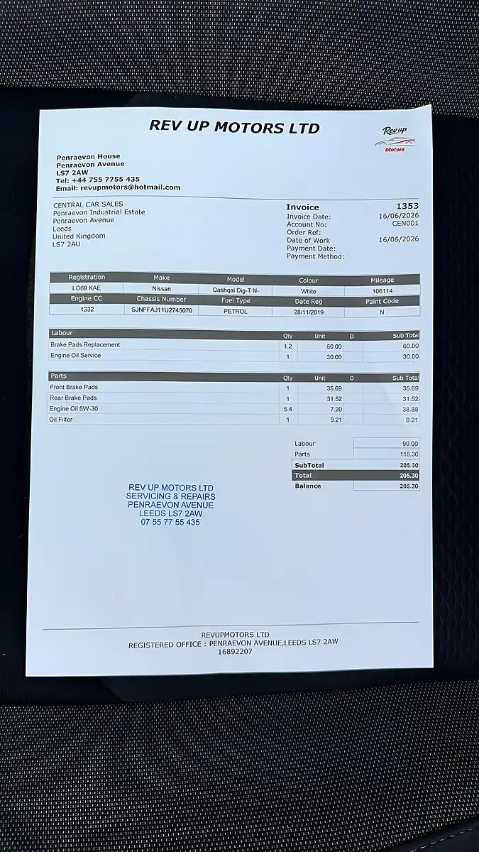 Used 2019 Nissan Qashqai N-Connecta White - Interior and Exterior details 20