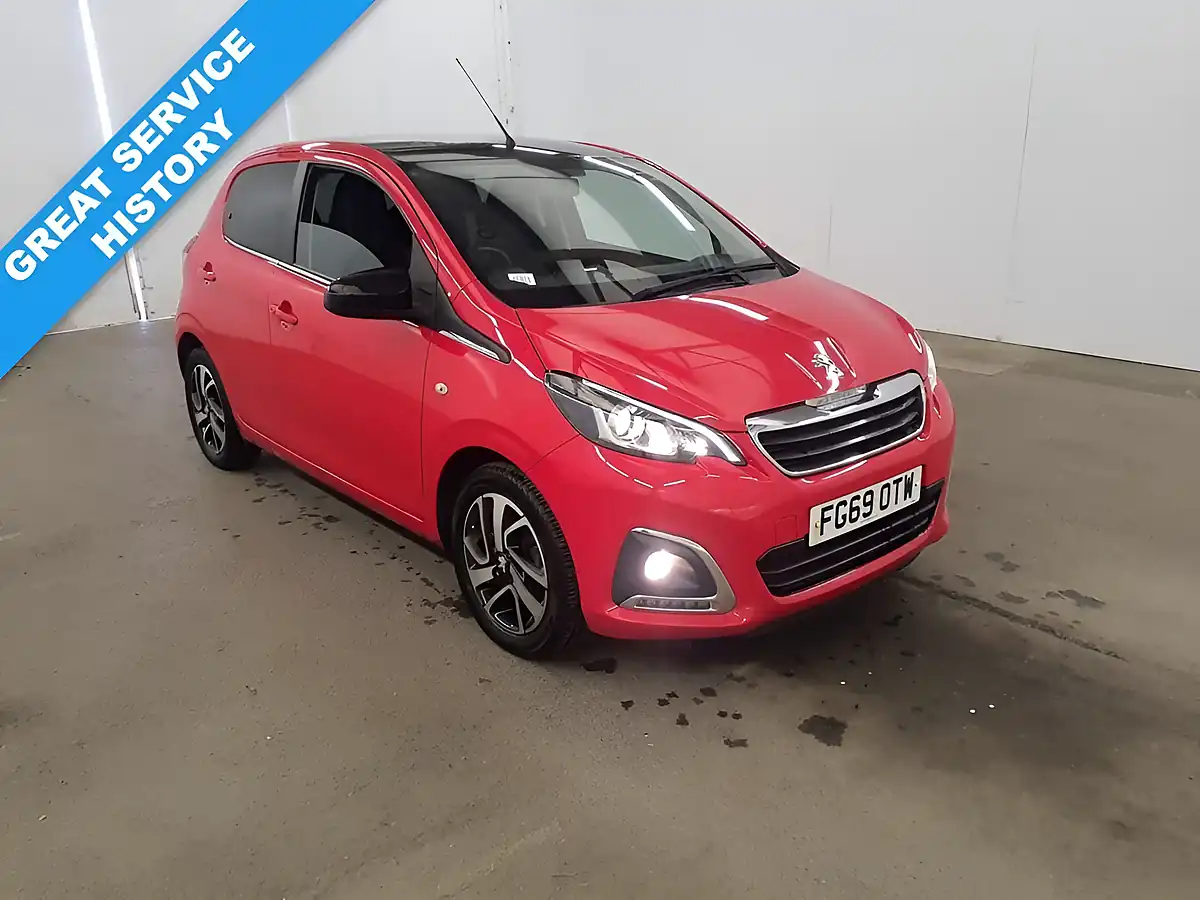 Used 2019 Peugeot 108 Allure Edition Red - Front View