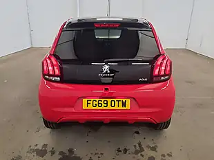 Used 2019 Peugeot 108 Allure Edition Red - Interior and Exterior details 6