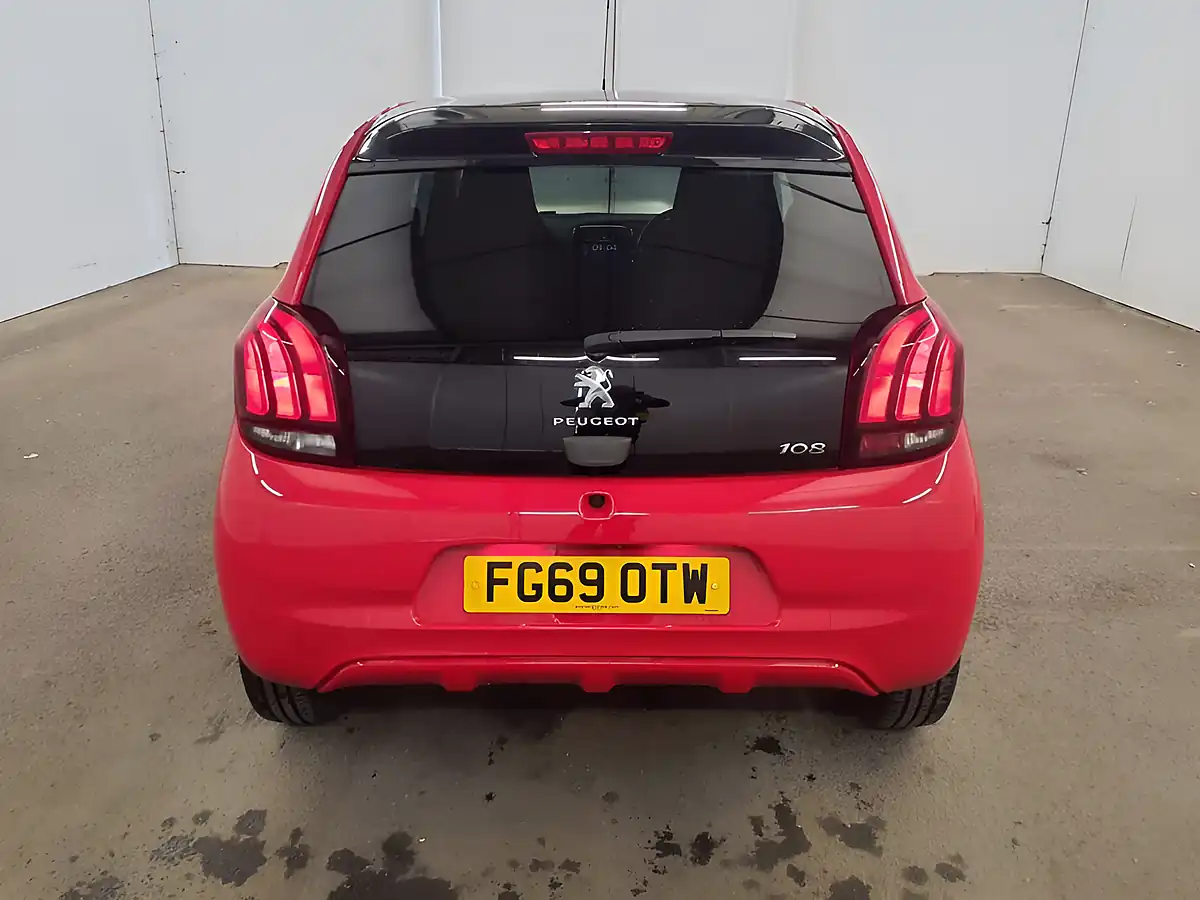Used 2019 Peugeot 108 Allure Edition Red - Interior and Exterior details 6