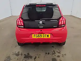 Used 2019 Peugeot 108 Allure Edition Red - Interior and Exterior details 7