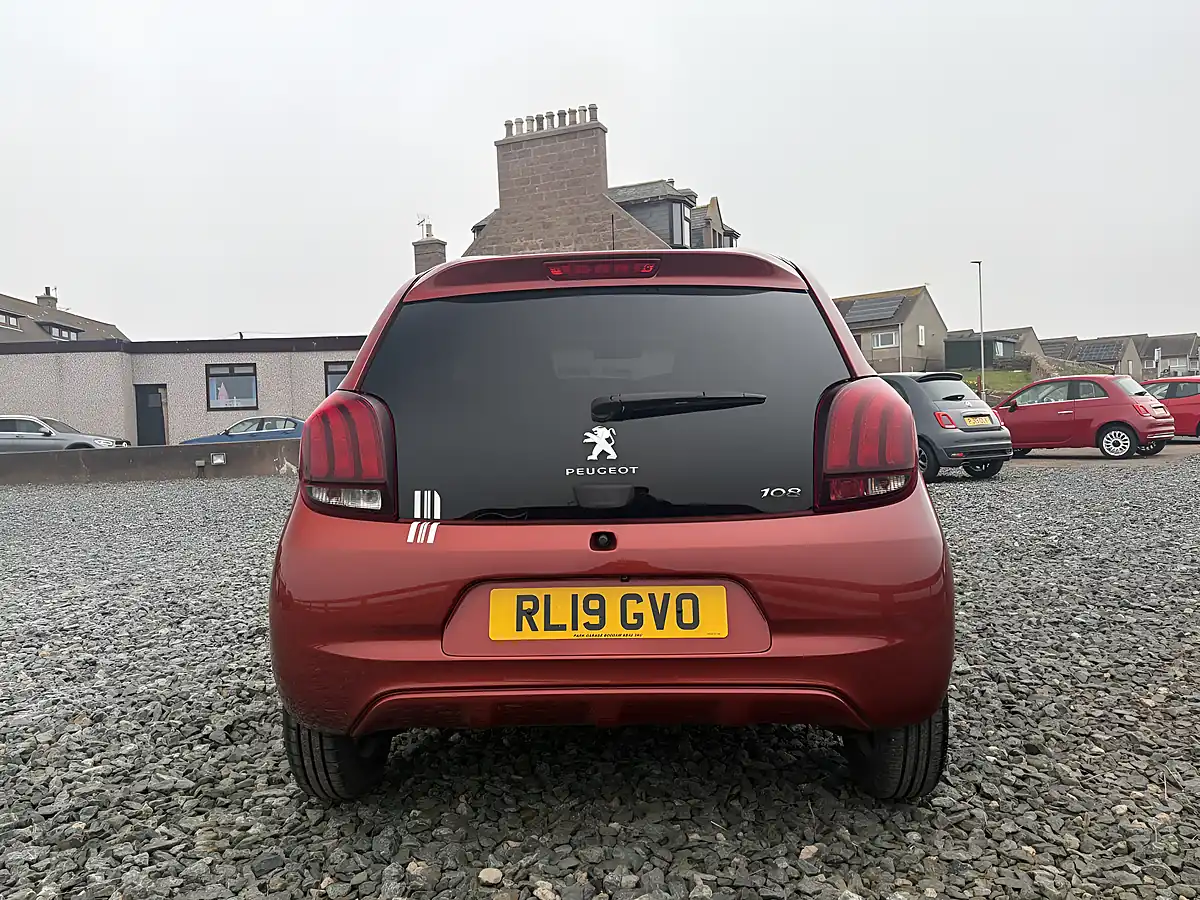 Used 2019 Peugeot 108 Collection Red - Interior and Exterior details 7