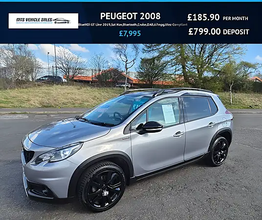 2019 Peugeot 2008 GT Line 1.5 BlueHDi
