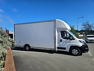 Used 2019 Peugeot Boxer 335 Lwb Low Loader Luton White - Interior and Exterior details 2