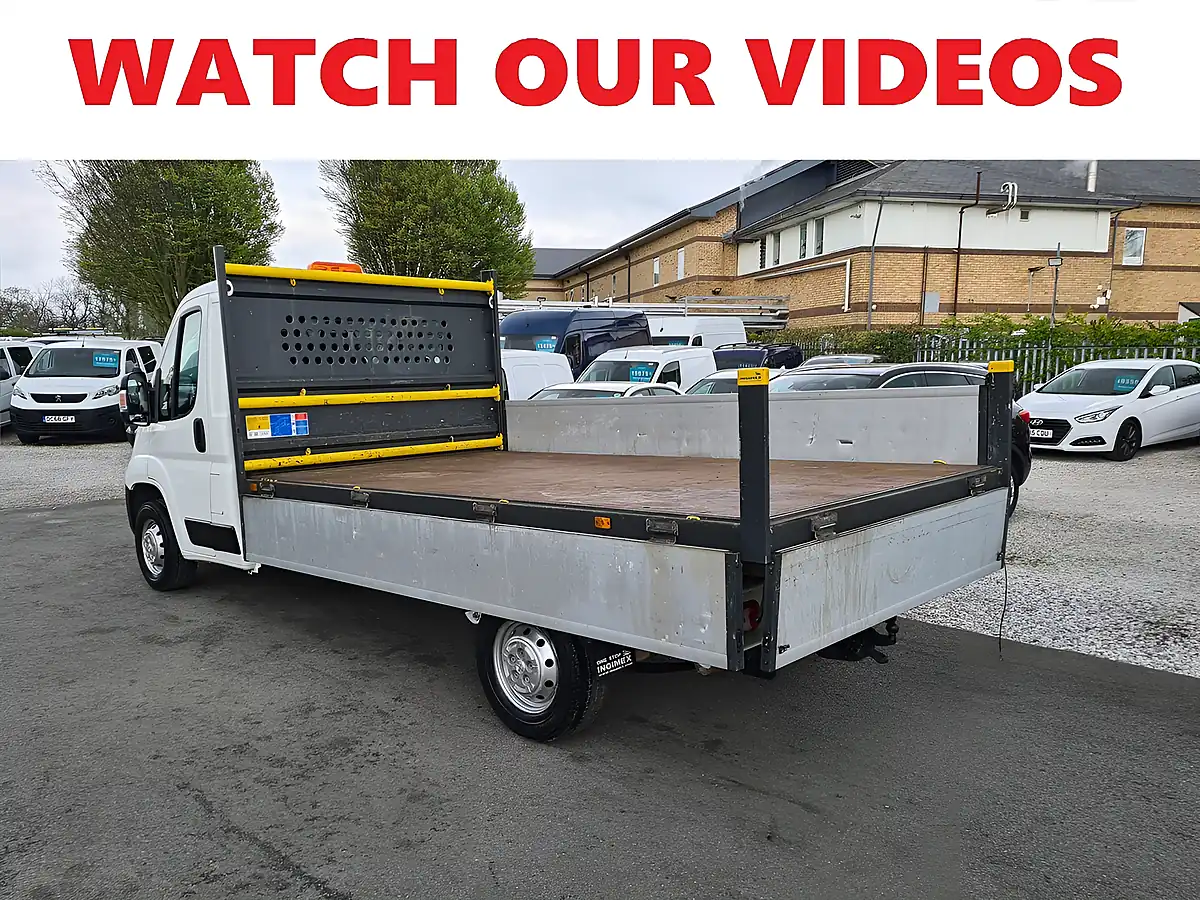 Used 2019 Peugeot Boxer Dropside L3 Plus White - Interior and Exterior details 3