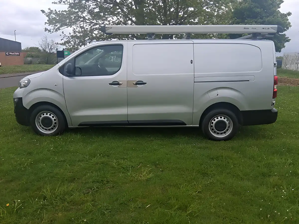 Used 2019 Peugeot Expert Professional Long Panel Van Silver - Front View