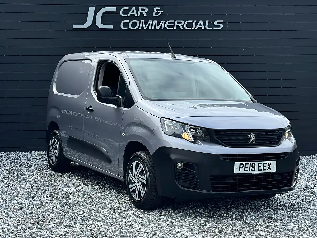 Used 2019 Peugeot Partner Professional Standard Panel Van Grey - Front View