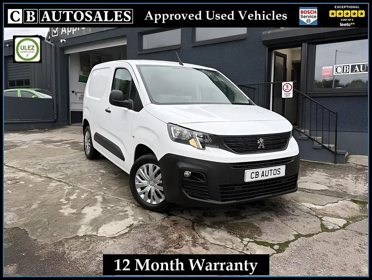 Used 2019 Peugeot Partner Professional Standard White - Front View