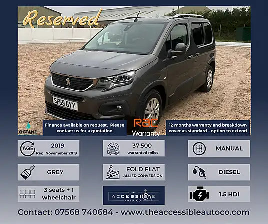 2019 Peugeot Rifter Allure Horizon