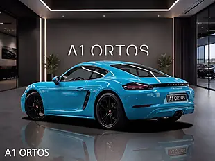 Used 2019 Porsche 718 Cayman Coupe Miami Blue - Interior and Exterior details 2