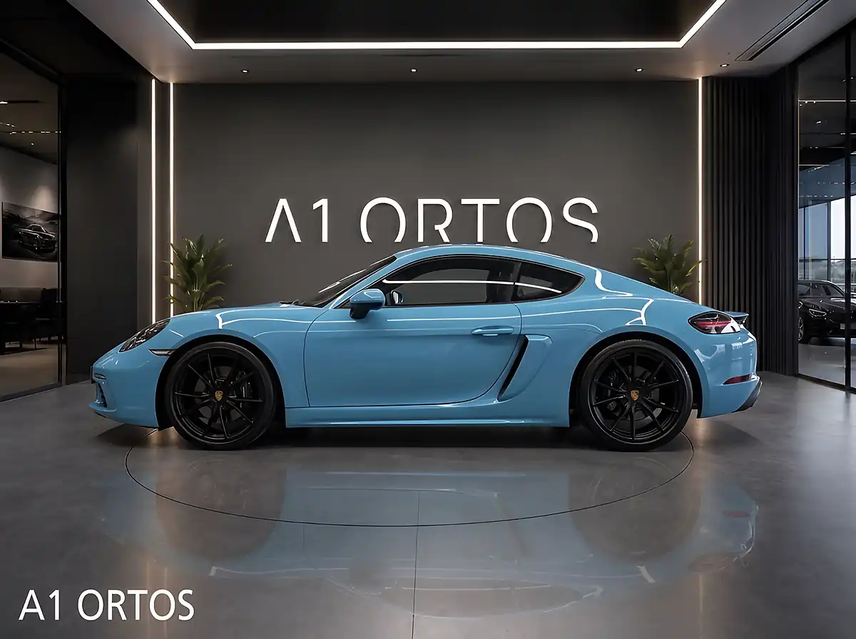 Used 2019 Porsche 718 Cayman Coupe Miami Blue - Interior and Exterior details 5
