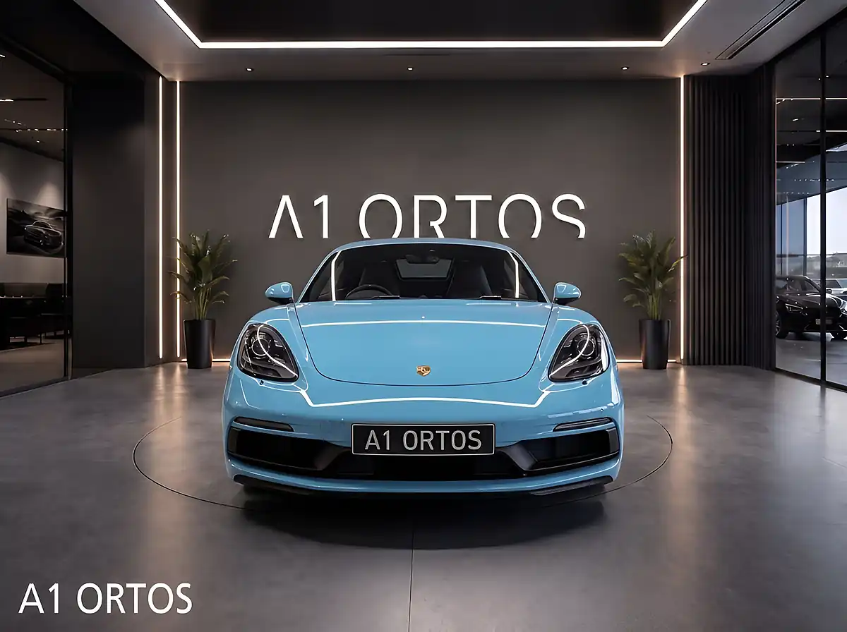 Used 2019 Porsche 718 Cayman Coupe Miami Blue - Interior and Exterior details 6