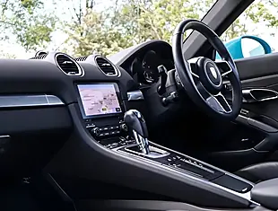 Used 2019 Porsche 718 Cayman Coupe Miami Blue - Interior and Exterior details 7