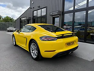 Used 2019 Porsche 718 Cayman Coupe Speed Yellow - Interior and Exterior details 10