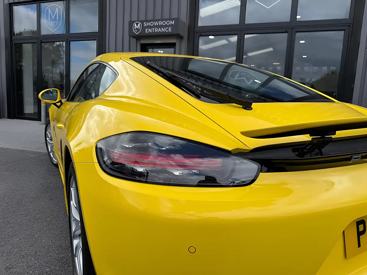 Used 2019 Porsche 718 Cayman Coupe Speed Yellow - Interior and Exterior details 15