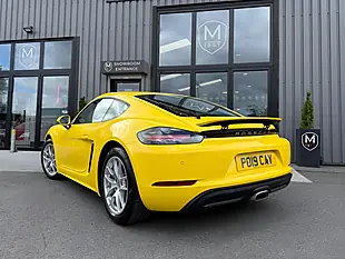 Used 2019 Porsche 718 Cayman Coupe Speed Yellow - Interior and Exterior details 7