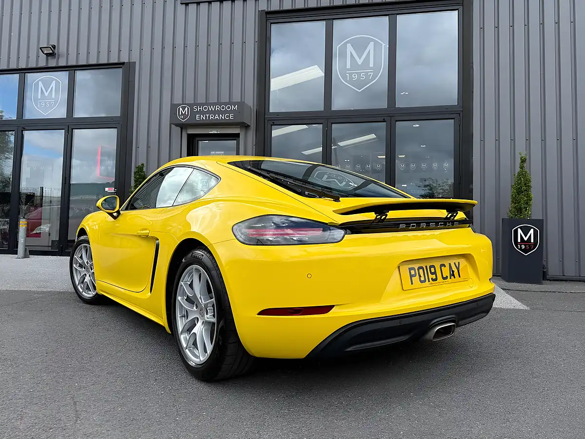 Used 2019 Porsche 718 Cayman Coupe Speed Yellow - Interior and Exterior details 7