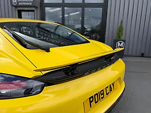 Used 2019 Porsche 718 Cayman Coupe Speed Yellow - Interior and Exterior details 8