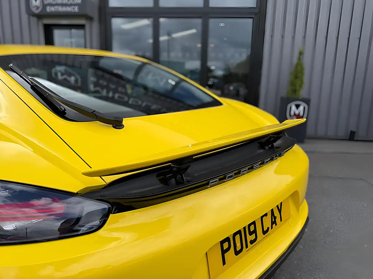 Used 2019 Porsche 718 Cayman Coupe Speed Yellow - Interior and Exterior details 8