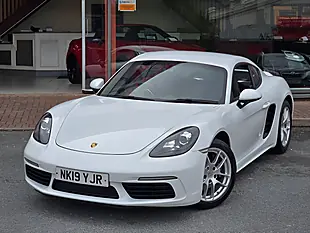 Used 2019 Porsche 718 Cayman Polar White - Interior and Exterior details 10